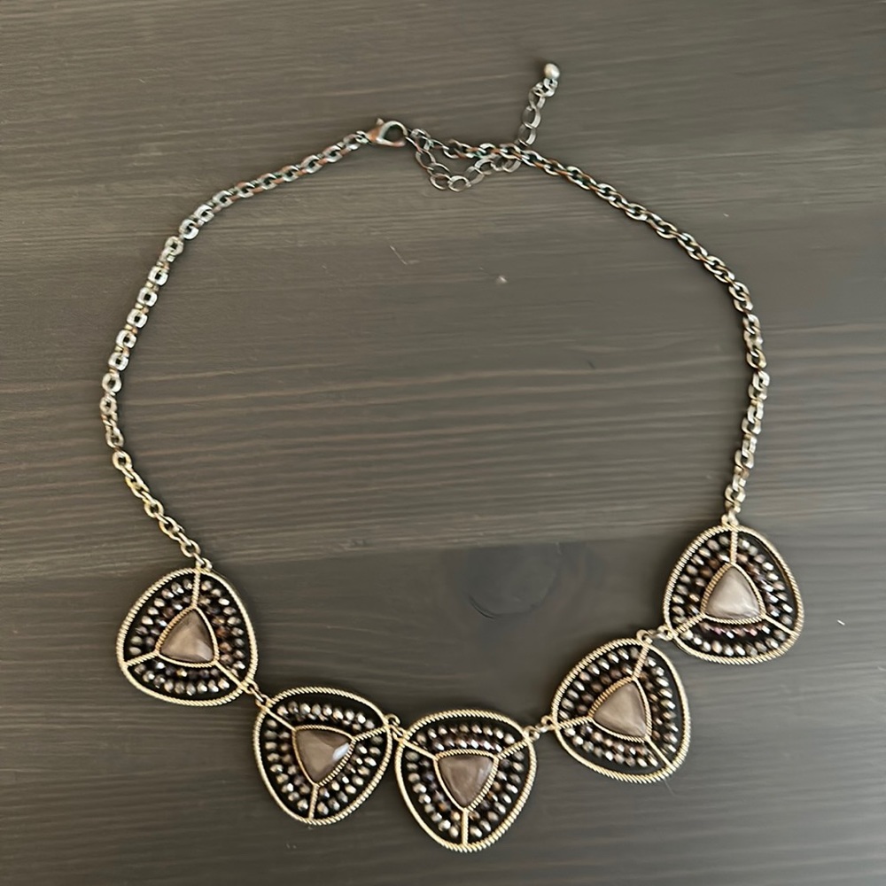 Purple Gem Stone Necklace